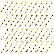 ハンドメイド ヘアピン  ✳︎16 Amazon.co.jp: パーツヘアピン 40個 ハンドメイド用 丸型 台座ヘアピン